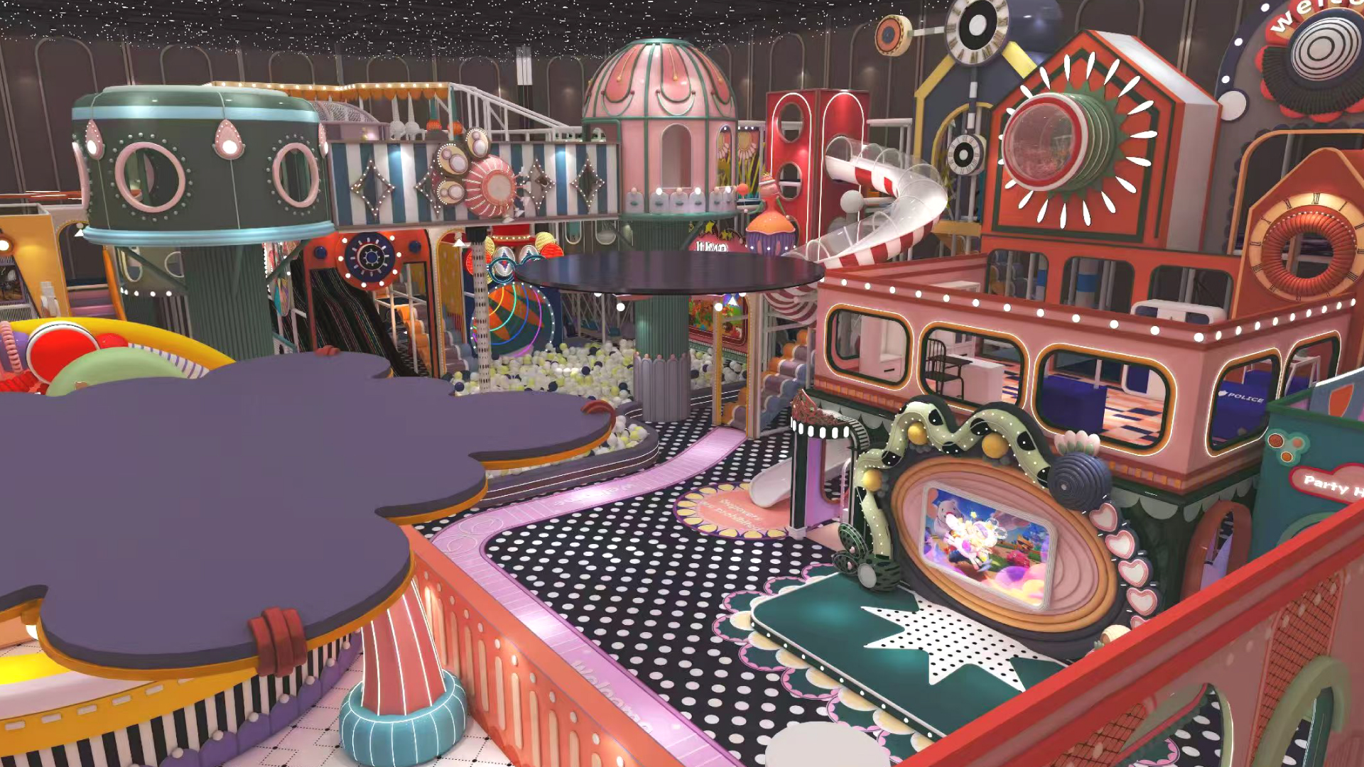 Aire de jeux intérieure du fort de Douma