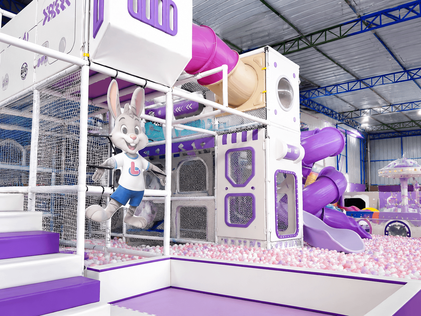 Rabbit IP-Themed Indoor Playground Upgrade Project in Peru